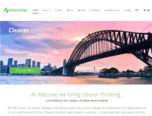 Tablet Screenshot of mecone.com.au